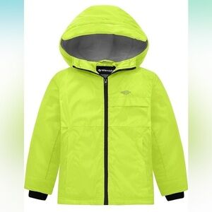 Wantdo Waterproof Windproof Hooded Winter Jacket Lime Green XL (14–16) NWT